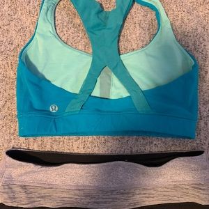 Lululemon bra and shorts bundle